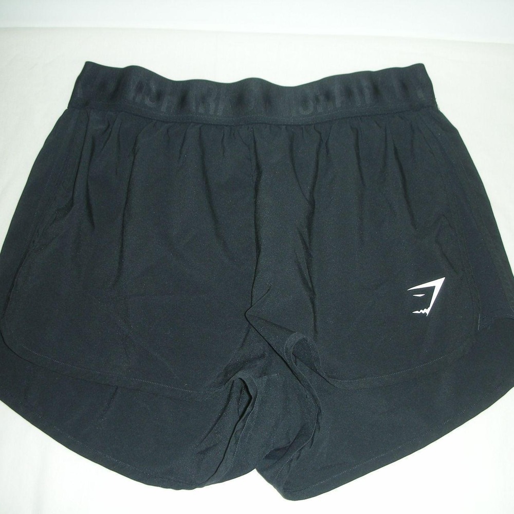 Gymshark Black Running Shorts Bundle of 2 Women's Medium Athletic Gym Workout